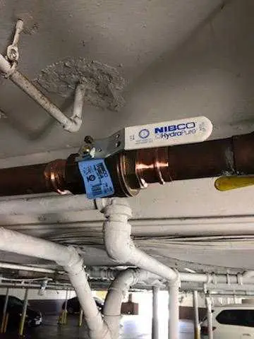 Copper pipe repair and valve work for Backflow Testing in North Chicago
